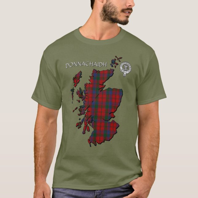 Camiseta Clan Donnachaidh (Robertson) Escudo y Tartán (Anverso)
