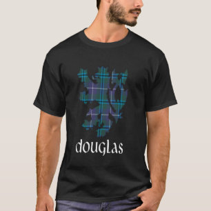 Camiseta Clan Douglas Tartan Escocia Nombre de la familia E