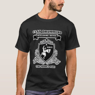 Camiseta Clan Drummond Scottish Kilt Escudo de espada Highl