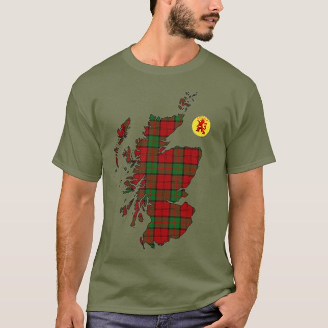 Camiseta Clan Dunbar [EDIT] Tartán Map (Anverso)