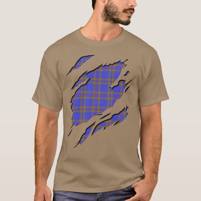 Camiseta Clan Elliot Elliott Tartan Plaid Effects (Anverso)