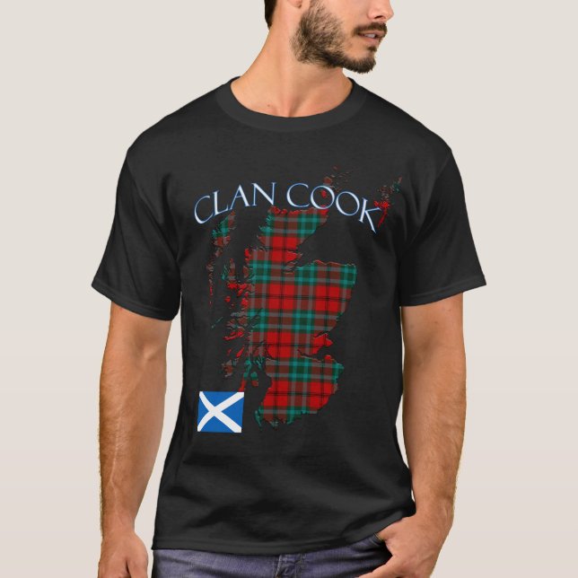 Camiseta Clan escocés Cook Tartan Scotland (Anverso)
