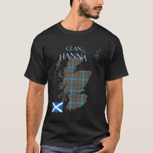 Camiseta Clan escocés Hanna Tartan Scotland