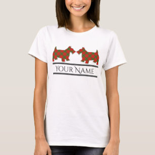 Camiseta Clan escocés MacQuarrie Tartan Scottie Perros