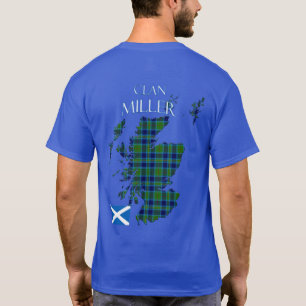 Camiseta Clan escocés Miller Tartan Scotland
