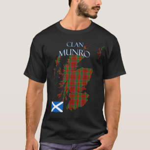 Camiseta Clan escocés Munro Tartán Escocia
