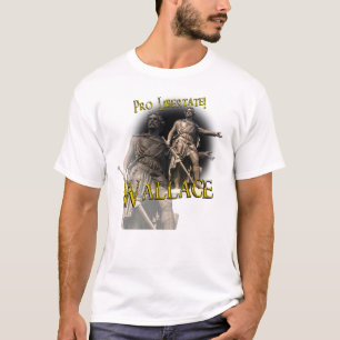 Camiseta Clan escocés Wallace favorable Libertate