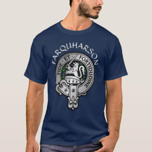 Camiseta Clan Farquharson Escudo y Tartán
