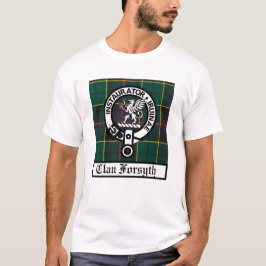 Camiseta Clan Forsyth Escudo Badge y Tartán