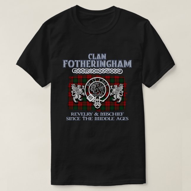 Camiseta Clan Fotheringham escudo Clans Escoceses (Diseño del anverso)