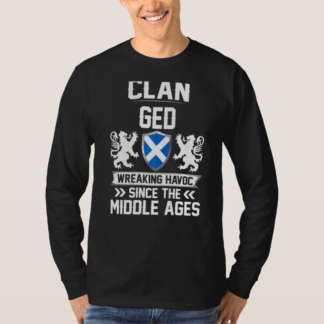 Camiseta Clan Ged Familia Escocesa Clan Scotland (Anverso)