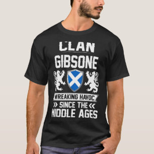 Camiseta Clan Gibsone Escocesa Clan Escocia Wreakin