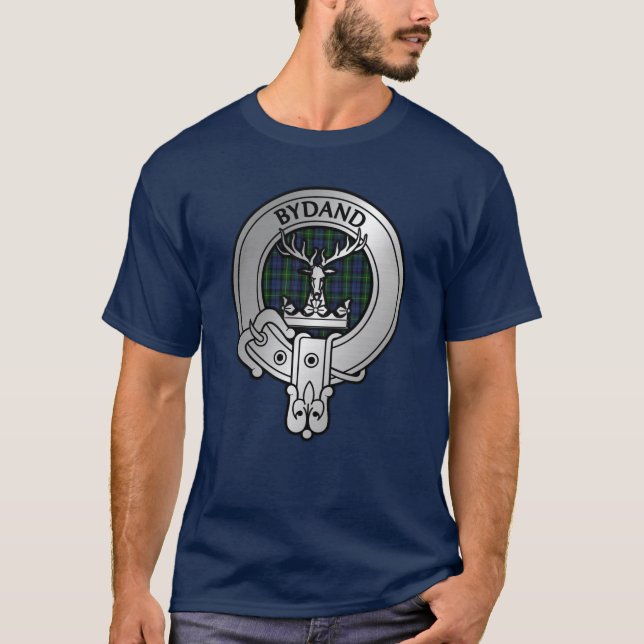 Camiseta Clan Gordon Escudo y Tartan (Anverso)