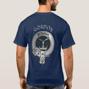 Camiseta Clan Gordon Escudo y Tartan