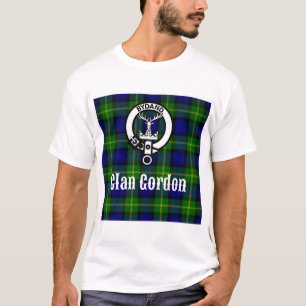Camiseta Clan Gordon Tartan Escudo