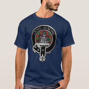 Camiseta Clan Grant Escudo y Tartan T-Shirt