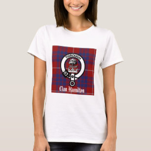 Camiseta Clan Hamilton Escudo & Tartan