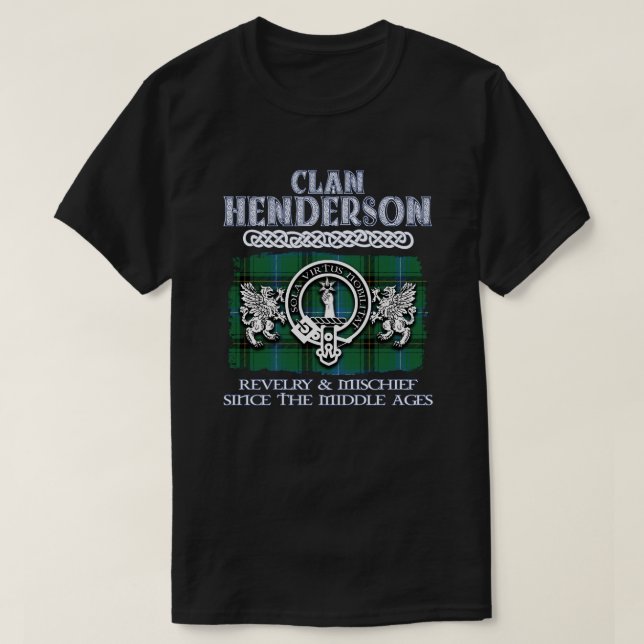Camiseta Clan Henderson escudo Clanes escoceses Surna escoc (Diseño del anverso)