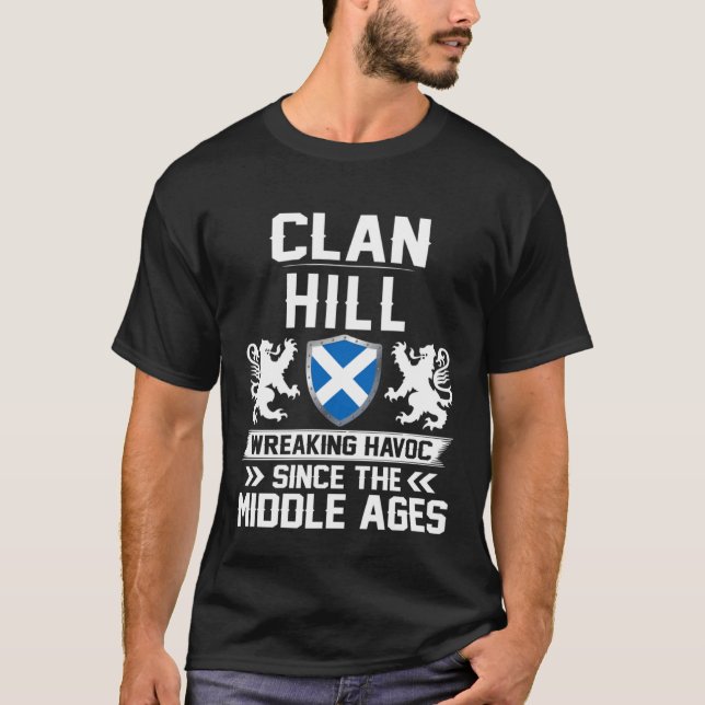 Camiseta Clan HILL scottish familia scotland Día de la Madr (Anverso)