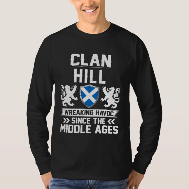 Camiseta Clan HILL scottish family scotland mothers day fat (Anverso)
