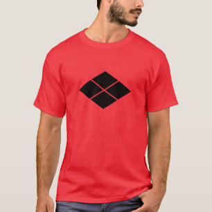 Camiseta Clan japonés del samurai del kamon de Takeda