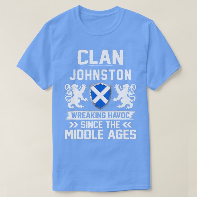 Camiseta Clan JOHNSTON Día de la Madre escocés de la famili (Diseño del anverso)