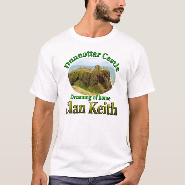 Camiseta Clan Keith que soña con el castillo casero de (Anverso)