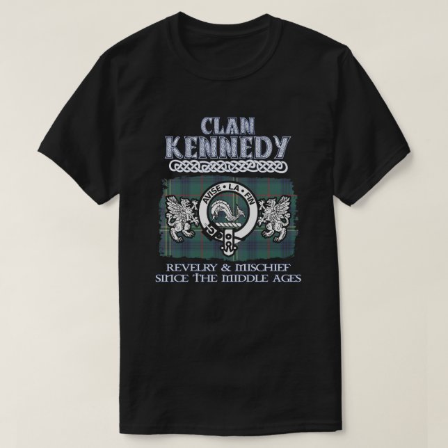 Camiseta Clan Kennedy escudo Clanes escoceses Apellido esco (Diseño del anverso)