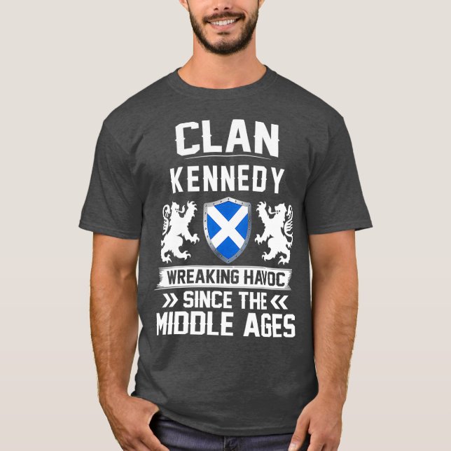 Camiseta Clan KENNEDY madres escocesas de la familia (Anverso)
