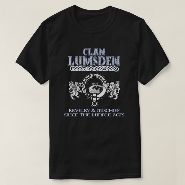 Camiseta Clan Lumsden escudo Clanes escoceses Apellido esco (Diseño del anverso)