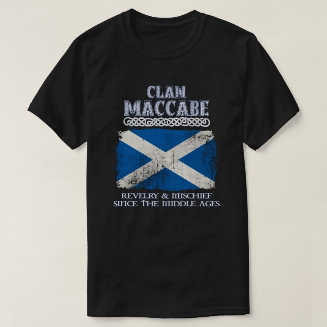 Camiseta Clan MacCabe escudo Clanes escoceses Apellido esco (Diseño del anverso)