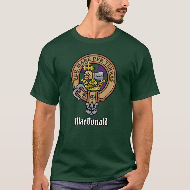 Camiseta Clan MacDonald Escudo T-Shirt (Anverso)