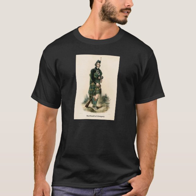 Camiseta Clan MacDonell del gorro escocés (Anverso)