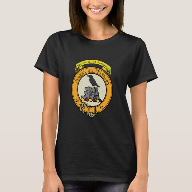 Camiseta Clan MacDonnell, Escudo escocés de Glengarry (Anverso)