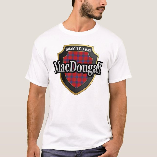 Camiseta Clan MacDougall Escocia Dinastía Tartán (Anverso)