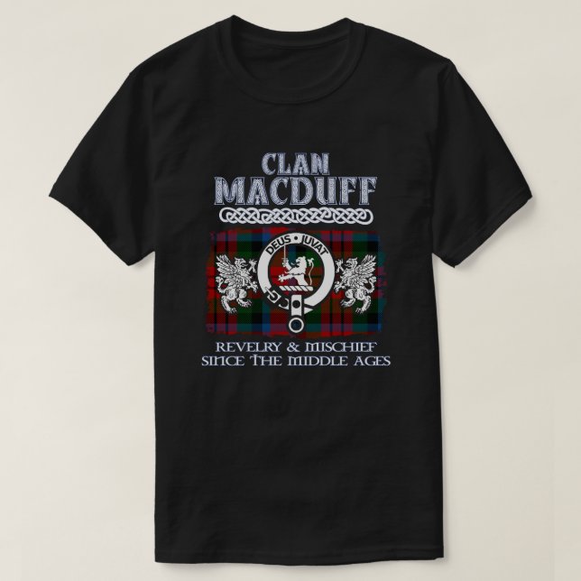 Camiseta Clan MacDuff escudo Clanes escoceses Apellido esco (Diseño del anverso)