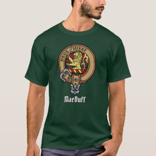 Camiseta Clan MacDuff Escudo sobre Tartán