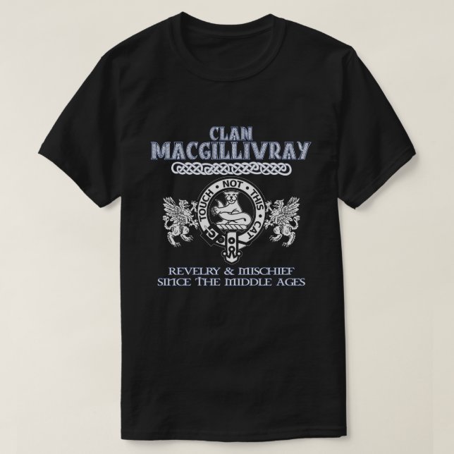 Camiseta Clan Macgillivray escudo Clans Escoceses (Diseño del anverso)