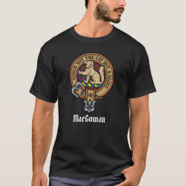 Camiseta Clan MacGowan Escudo sobre Tartán
