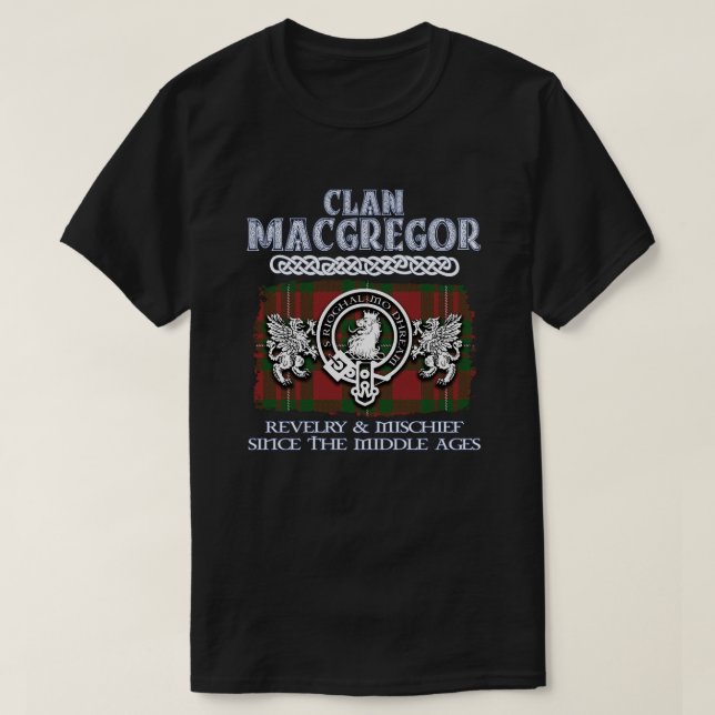 Camiseta Clan MacGregor escudo Clanes escoceses Surna escoc (Diseño del anverso)