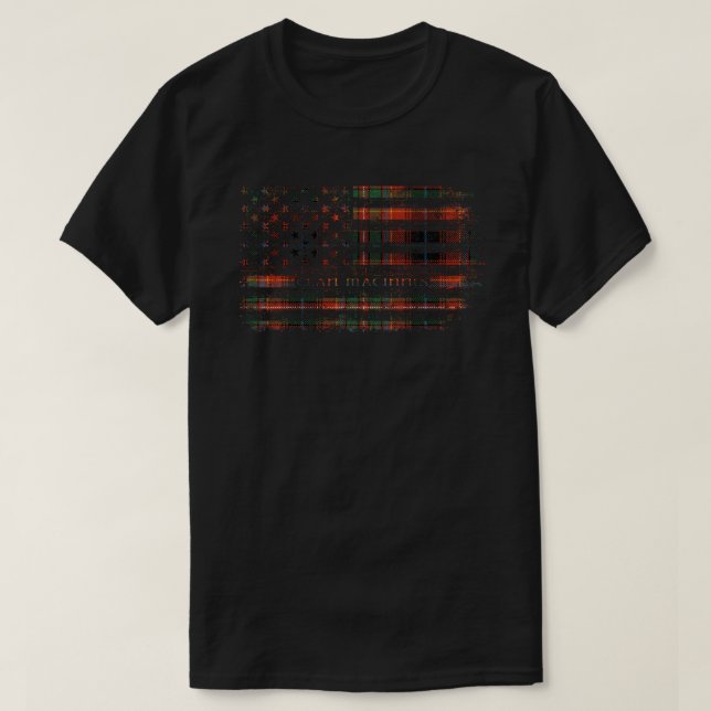 Camiseta Clan MacInnes Clans Originaux Scottish tartan US f (Diseño del anverso)