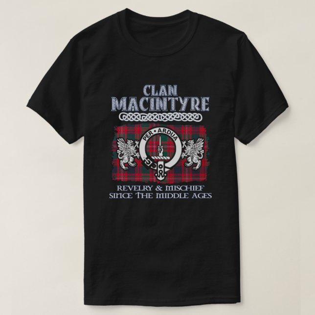 Camiseta Clan MacIntyre escudo Clanes escoceses Surna escoc (Diseño del anverso)