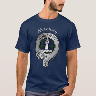 Camiseta Clan MacKay Escudo y Tartán