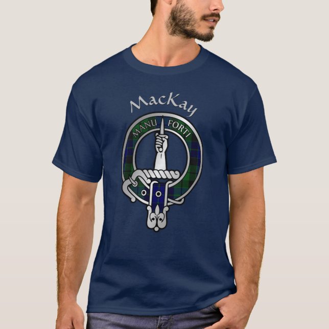 Camiseta Clan MacKay Tartan Escudo (Anverso)