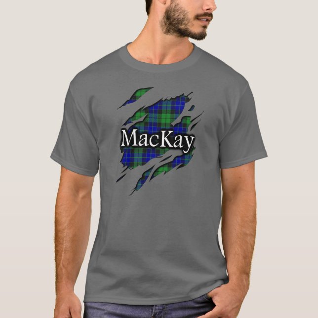 Camiseta Clan MacKay Tartan Spirit Shirt (Anverso)