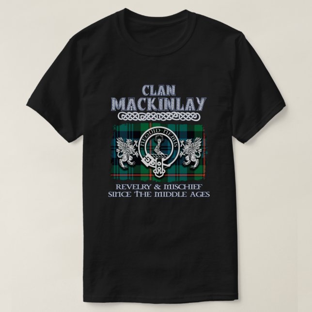 Camiseta Clan MacKinlay escudo Clanes escoceses Surna escoc (Diseño del anverso)