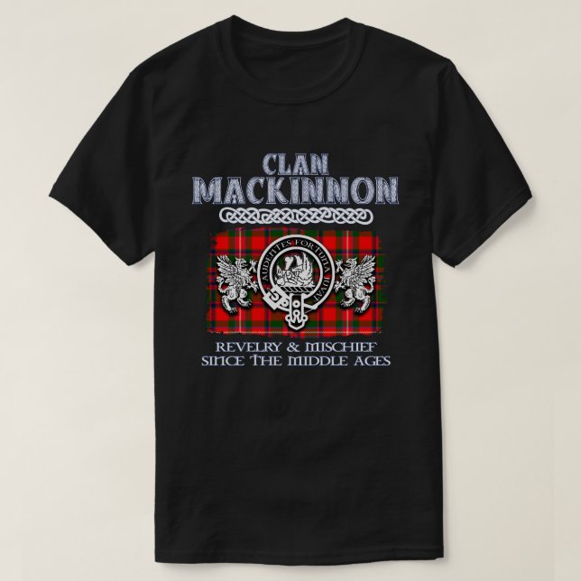 Camiseta Clan Mackinnon escudo Clanes escoceses Surna escoc (Diseño del anverso)
