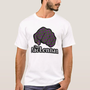 Camiseta Clan MacLennan Escocia Orgulloso Pistón Tartán