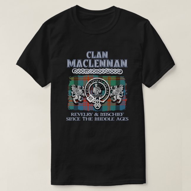 Camiseta Clan MacLennan escudo Clanes escoceses Surna escoc (Diseño del anverso)