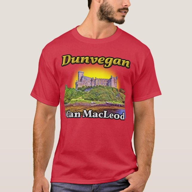 Camiseta Clan MacLeod, castillo de Dunvegan (Anverso)